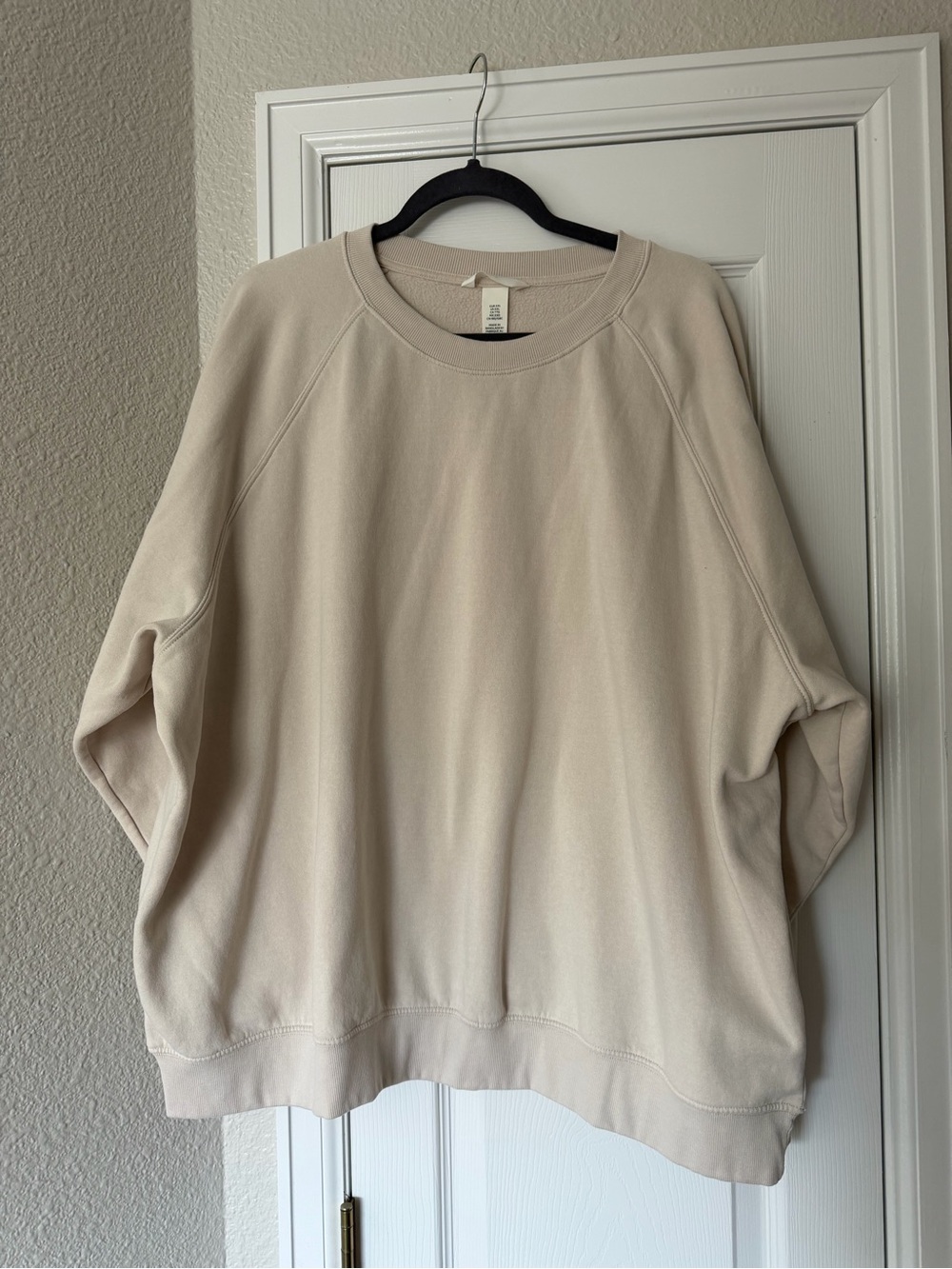 Neutral Cream Oversized Sweatshirt